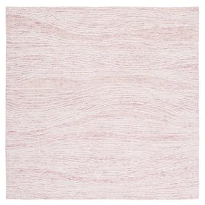 Safavieh Metro Exquisite Hand-tufted Area Rug In Premium Indian Wool For Timeless Elegance And Comfort Pink ,Ivory Indian Wool And Cotton With Latex Met995u-4sq