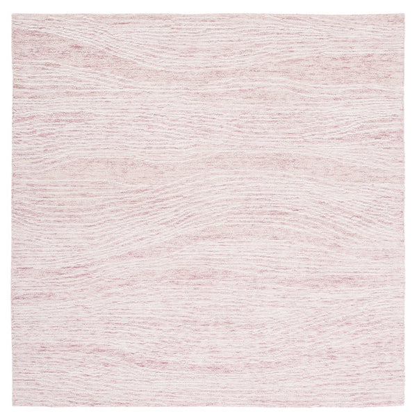 Safavieh Metro Exquisite Hand-tufted Area Rug In Premium Indian Wool For Timeless Elegance And Comfort Pink ,Ivory Indian Wool And Cotton With Latex Met995u-4sq