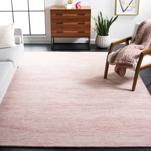 Safavieh Metro Exquisite Hand-tufted Area Rug In Premium Indian Wool For Timeless Elegance And Comfort Pink ,Ivory Indian Wool And Cotton With Latex Met995u-4sq