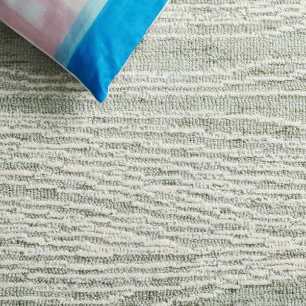 Safavieh Metro Exquisite Hand-tufted Area Rug In Premium Indian Wool For Timeless Elegance And Comfort Sage ,Ivory Wool Pile Met995w-5