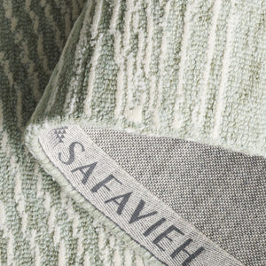 Safavieh Metro Exquisite Hand-tufted Area Rug In Premium Indian Wool For Timeless Elegance And Comfort Sage ,Ivory Wool Pile Met995w-5