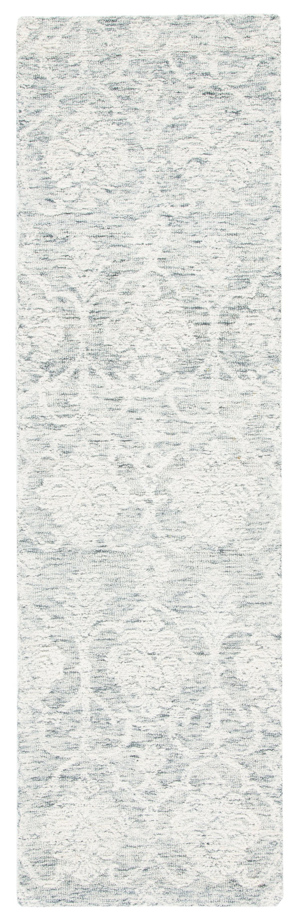 Safavieh Metro Hand‑Tufted Dark Grey Ivory Wool Rug 8X10 – Classic Oriental Pattern, Plush Low‑Profile Comfort 9'-0" x 12'-0" MET996H-9