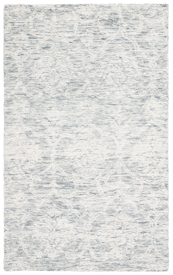 Safavieh Metro Hand‑Tufted Dark Grey Ivory Wool Rug 8X10 – Classic Oriental Pattern, Plush Low‑Profile Comfort 9'-0" x 12'-0" MET996H-9