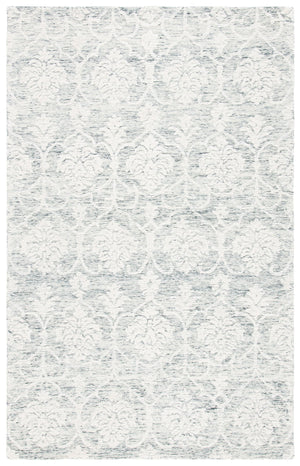 Safavieh Metro Hand‑Tufted Dark Grey Ivory Wool Rug 8X10 – Classic Oriental Pattern, Plush Low‑Profile Comfort 9'-0" x 12'-0" MET996H-9