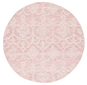 Safavieh Metro Hand-Tufted Pink And Ivory Area Rug 8X10 Wool-Cotton Blend Low-Pile Latex Backing, Elegant Transitional Decor 9'-0" x 12'-0" MET996U-9