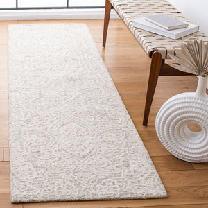 Safavieh Metro Hand-tufted Area Rug – Luxurious Indian Wool Blend With Timeless Elegance For Your Home Decor Natural ,Ivory Indian Wool And Cotton With Latex Met998a-24