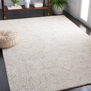 Safavieh Metro Hand-tufted Area Rug – Luxurious Indian Wool Blend With Timeless Elegance For Your Home Decor Natural ,Ivory Indian Wool And Cotton With Latex Met998a-24