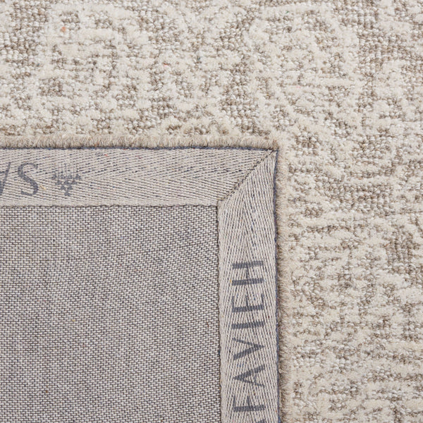 Safavieh Metro Hand-tufted Area Rug – Luxurious Indian Wool Blend With Timeless Elegance For Your Home Decor Natural ,Ivory Indian Wool And Cotton With Latex Met998a-24