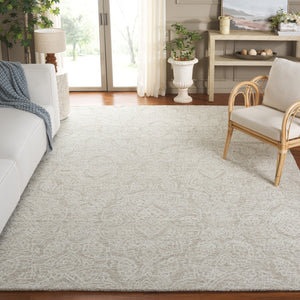 Safavieh Metro Hand-tufted Area Rug – Luxurious Indian Wool Blend With Timeless Elegance For Your Home Decor Natural ,Ivory Indian Wool And Cotton With Latex Met998a-24