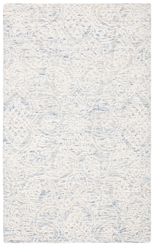 Safavieh Metro Hand-tufted Area Rug – Luxurious Indian Wool Blend With Timeless Elegance For Your Home Decor Light Blue ,Ivory Indian Wool And Cotton With Latex Met998l-9