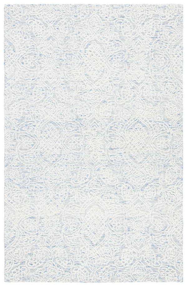 Safavieh Metro Hand-tufted Area Rug – Luxurious Indian Wool Blend With Timeless Elegance For Your Home Decor Light Blue ,Ivory Indian Wool And Cotton With Latex Met998l-9