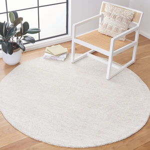 Safavieh Metro Handcrafted Area Rug In Elegant Wool And Cotton Blend For Timeless Home Décor Style Natural ,Ivory Indian Wool And Cotton With Latex Met999a-8r