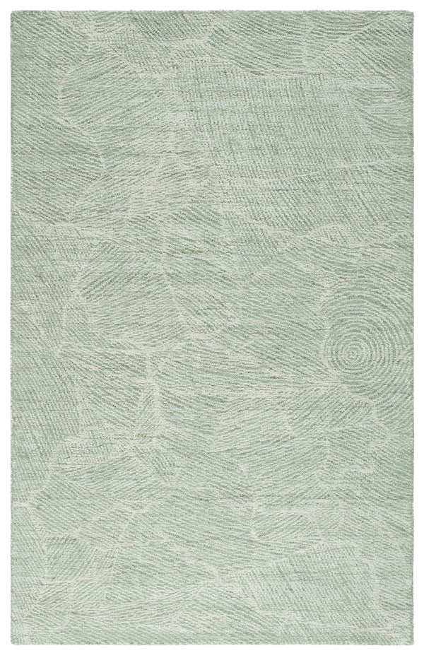 Safavieh Metro Elegant Hand-tufted Area Rug - Luxurious Indian Wool With Serene Ripple Design For Your Home Sage ,Ivory Wool Pile Met999w-3