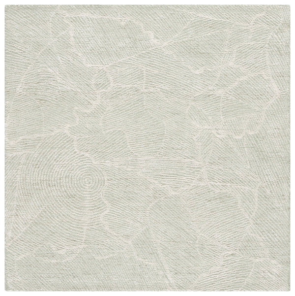Safavieh Metro Elegant Hand-tufted Area Rug - Luxurious Indian Wool With Serene Ripple Design For Your Home Sage ,Ivory Wool Pile Met999w-3