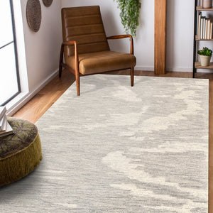 Amer Rugs Mexico Natural-style Abstract Hand-hooked Area Rug – Elevate Your Space With Timeless Elegance! Ivory Gray Wool Mex10810