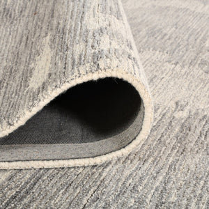 Amer Rugs Mexico Natural-style Abstract Hand-hooked Area Rug – Elevate Your Space With Timeless Elegance! Ivory Gray Wool Mex10810