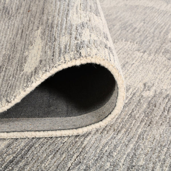 Amer Rugs Mexico Natural-style Abstract Hand-hooked Area Rug – Elevate Your Space With Timeless Elegance! Ivory Gray Wool Mex10810