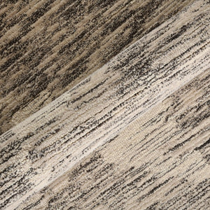 Amer Rugs Mexico Natural-style Abstract Hand-hooked Area Rug – Elevate Your Space With Timeless Elegance! Ivory Charcoal Wool Mex20810