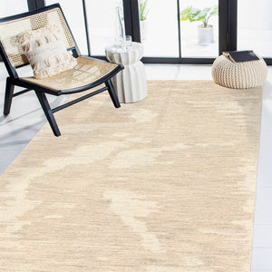 Amer Rugs Mexico Natural-style Abstract Hand-hooked Area Rug – Elevate Your Space With Timeless Elegance! Ivory Beige Wool Mex30203