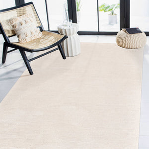 Amer Rugs Mexico Natural-style Abstract Hand-hooked Area Rug – Elevate Your Space With Timeless Elegance! Ivory Wool Mex43656