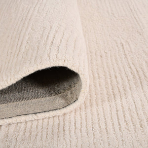 Amer Rugs Mexico Natural-style Abstract Hand-hooked Area Rug – Elevate Your Space With Timeless Elegance! Ivory Wool Mex43656