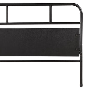 English Elm [not Allowed to Sell to Walmart] Twin Metal Daybed with Rolling Trundle Powder Coated Guest Bed MF189577AAB