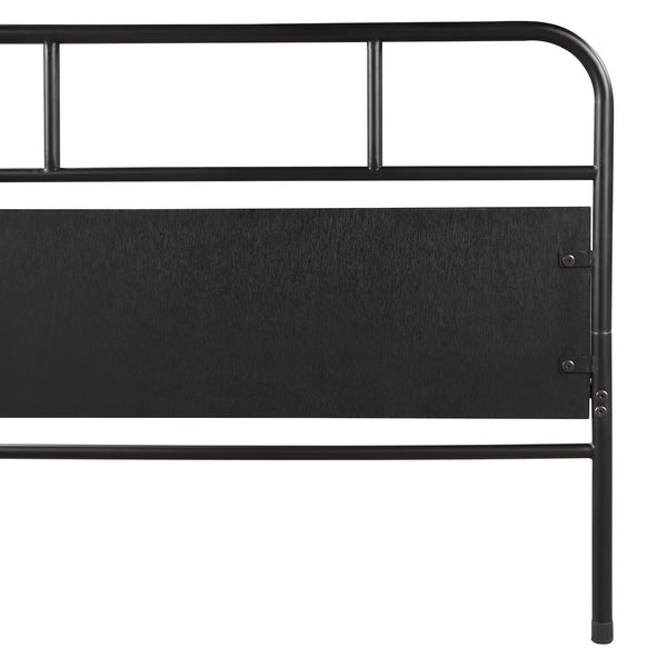 English Elm [not Allowed to Sell to Walmart] Twin Metal Daybed with Rolling Trundle Powder Coated Guest Bed MF189577AAB