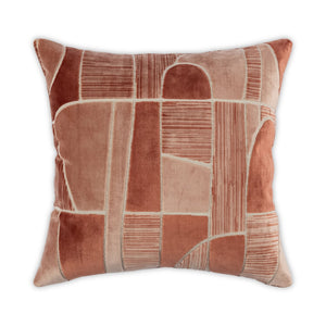 Moss Home Aerial Decorative Pillow - Stylish Zipper Closure, Luxurious Blend Fabric, Custom-made Elegance Coral 51% Viscose 30% Cotton 19% Polyester Mfab-aercor-2222