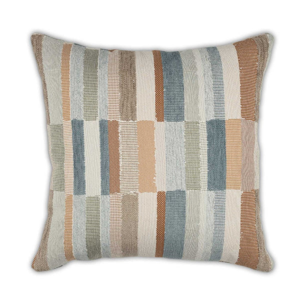 Moss Home Benji Multi Pillow - Luxurious Zippered Design With Knife Edge Finish For Ultimate Comfort And Style Multi 70% Polypropylene 30% Polyester Mfab-benmul-2222