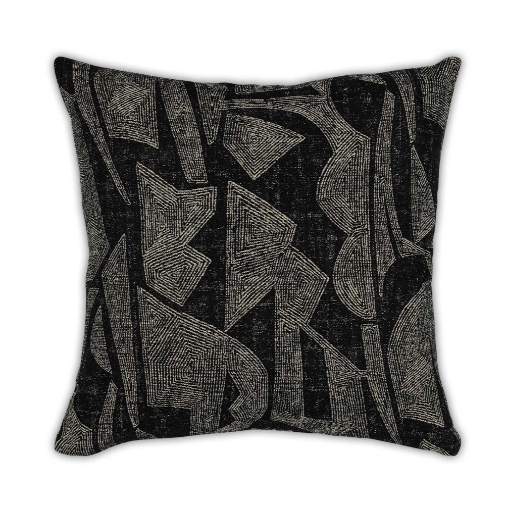 Moss Home Dante Pillow - Elegant Knife Edge Design With Durable Zipper Closure, Made To Order For Your Comfort Smoke 100% Polyester Mfab-dansmo-2222