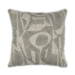 Moss Home Dante Pillow - Elegant Knife Edge Design With Durable Zipper Closure, Made To Order For Your Comfort Smoke 100% Polyester Mfab-dansmo-2222