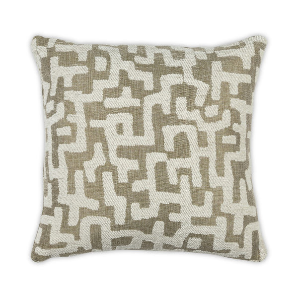 Moss Home Emory Decorative Pillow - Stylish Knife Edge Design, Durable Zipper Closure, Made To Order Comfort Artichoke 53% Polypropylene 39% Acrylic 8% Polyester Mfab-emoart-2222