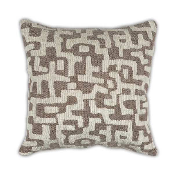 Moss Home Emory Decorative Pillow - Stylish Knife Edge Design, Durable Zipper Closure, Made To Order Comfort Driftwood 53% Polypropylene 39% Acrylic 8% Polyester Mfab-emodri-2222