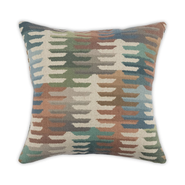 Moss Home Hangar Pillow - Luxurious Zipper Closure, Elegant Knife Edge Design, Crafted With Premium Fabrics Earth 39% Linen 35% Cotton 26% Polyester Mfab-hanear-2222