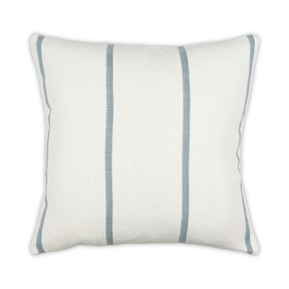 Moss Home Laguna Denim Pillow - Stylish Zipper Closure, Durable Fabric Blend, Custom Made For Your Decor Needs Denim 80.56% Polyester 19.44% Cotton Mfab-lagden-2222