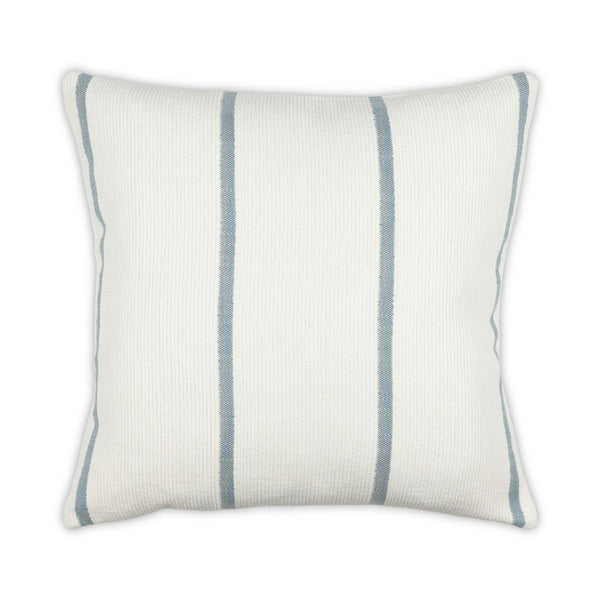 Moss Home Laguna Denim Pillow - Stylish Zipper Closure, Durable Fabric Blend, Custom Made For Your Decor Needs Denim 80.56% Polyester 19.44% Cotton Mfab-lagden-2222