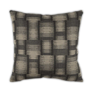 Moss Home Memphis Decorative Pillow - Luxurious Zipper Closure, Knife Edge Design, Custom Made For Comfort Charcoal 38.31% Poly 34.87% Cotton 26.82% Rayon Mfab-memcha-2222