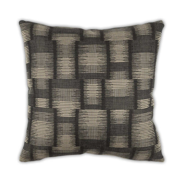 Moss Home Memphis Decorative Pillow - Luxurious Zipper Closure, Knife Edge Design, Custom Made For Comfort Charcoal 38.31% Poly 34.87% Cotton 26.82% Rayon Mfab-memcha-2222