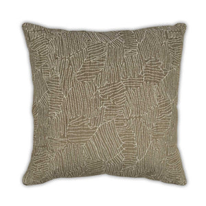 Moss Home River Decorative Pillow - Stylish Zipper Closure, Knife Edge Finish, Made To Order For Unique Decor Moss 35% Poly 31% Viscose 23% Polypropylene 11% Cotton Mfab-rivmos-2222