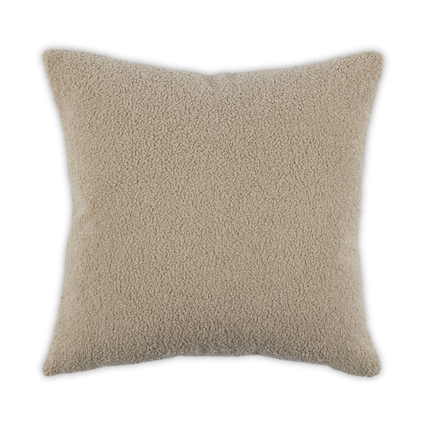 Moss Home Sherpa Pillow - Eco-friendly 100% Recycled Fabric, Stylish Knife Edge Design, Made To Order Comfort Linen 100% Pes Recycled Mfab-shelin-2222