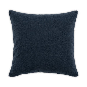 Moss Home Sherpa Pillow - Eco-friendly 100% Recycled Fabric, Stylish Knife Edge Design, Made To Order Comfort Slate Blue 100% Pes Recycled Mfab-shesla-2222
