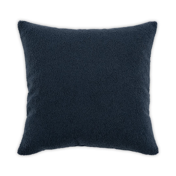 Moss Home Sherpa Pillow - Eco-friendly 100% Recycled Fabric, Stylish Knife Edge Design, Made To Order Comfort Slate Blue 100% Pes Recycled Mfab-shesla-2222