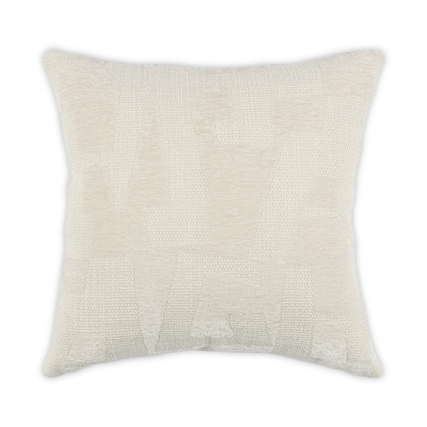 Moss Home Terra Pillow - Eco-friendly Luxury Made With 90% Recycled Polyester For Ultimate Comfort & Style Oyster 90% Recycled Polyester 10% Acrylic Mfab-teroys-2222