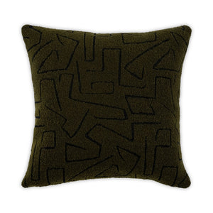 Moss Home Trace Decorative Pillow - Elegant Knife Edge Design, Durable Fabric, Made To Order For Your Home Fern 94% Polyester 6% Acrylic Mfab-trafer-2222