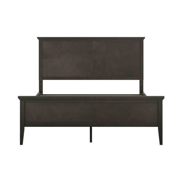 English Elm Fiona King Size Solid Wood Platform Bed Frame with Elegant Headboard for Modern Bedroom Style Dark Gray In Stock. Usually ships in 24 - 48 business hours MG-0900-29-QB-DKGRY-GG