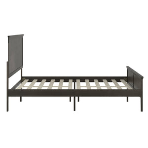 English Elm Fiona King Size Solid Wood Platform Bed Frame with Elegant Headboard for Modern Bedroom Style Dark Gray In Stock. Usually ships in 24 - 48 business hours MG-0900-29-QB-DKGRY-GG