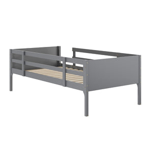 English Elm Dallas Bunk Bed Twin Over Full - Convertible Solid Wood Frame with Ladder for Space-Saving Kids’ Rooms Gray In Stock. Usually ships in 24 - 48 business hours MG-0900-31-TFB-GY-GG
