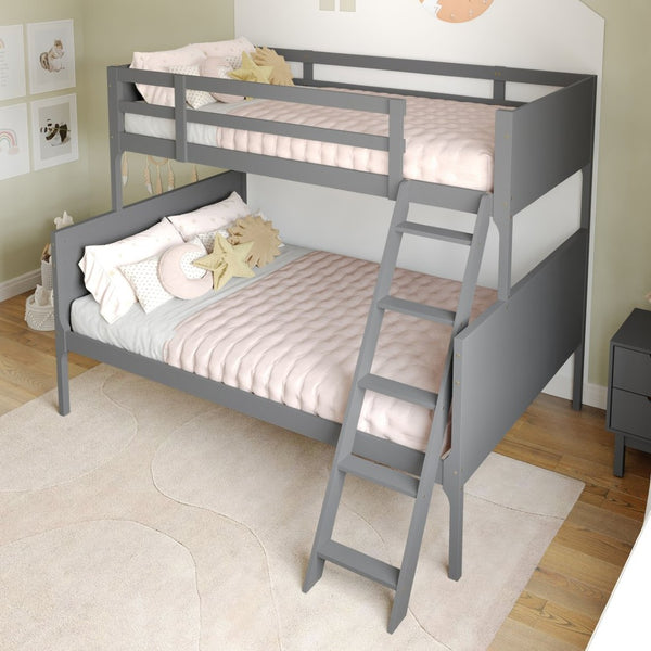 English Elm Dallas Bunk Bed Twin Over Full - Convertible Solid Wood Frame with Ladder for Space-Saving Kids’ Rooms Gray In Stock. Usually ships in 24 - 48 business hours MG-0900-31-TFB-GY-GG
