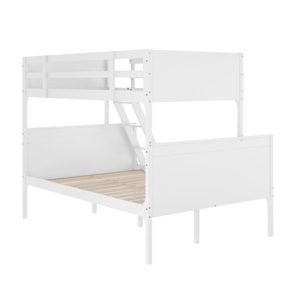 English Elm Dallas Bunk Bed Twin Over Full - Convertible Solid Wood Frame with Ladder for Space-Saving Kids’ Rooms White In Stock. Usually ships in 24 - 48 business hours MG-0900-31-TFB-WH-GG
