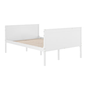 English Elm Dallas Bunk Bed Twin Over Full - Convertible Solid Wood Frame with Ladder for Space-Saving Kids’ Rooms White In Stock. Usually ships in 24 - 48 business hours MG-0900-31-TFB-WH-GG